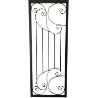 Scroll Art Deco style welded door